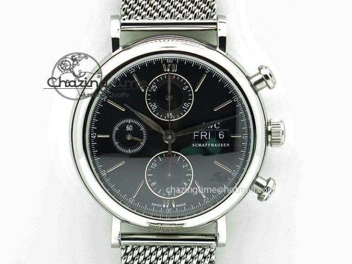 MIROTIME 0303 Affordable Ingeniuer St.Laurens SS Brown Dial MK 1:1 Best Edition On Black Leather Strap A 7365